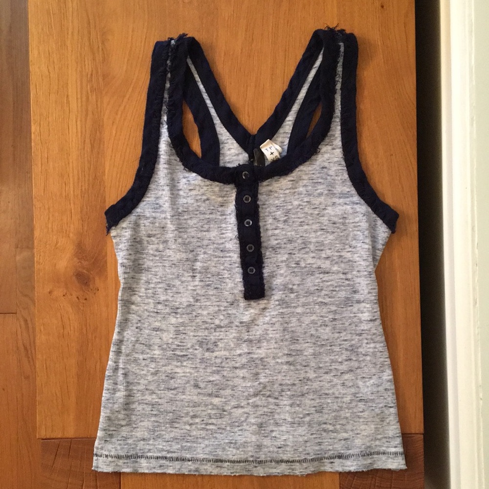 Free People XS Time Out Henley Tank Top